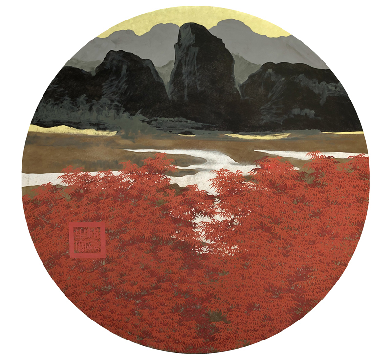 tranh phong cảnh bùi hữu hùng