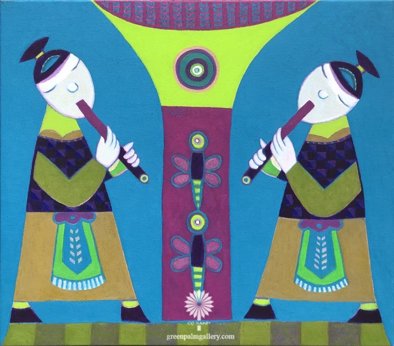 tranh hoàng phượng vỹ