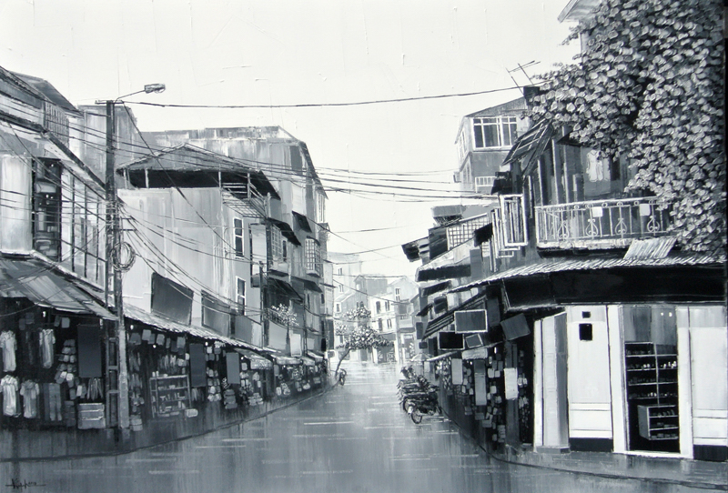 tranh phố đặng văn quỳnh