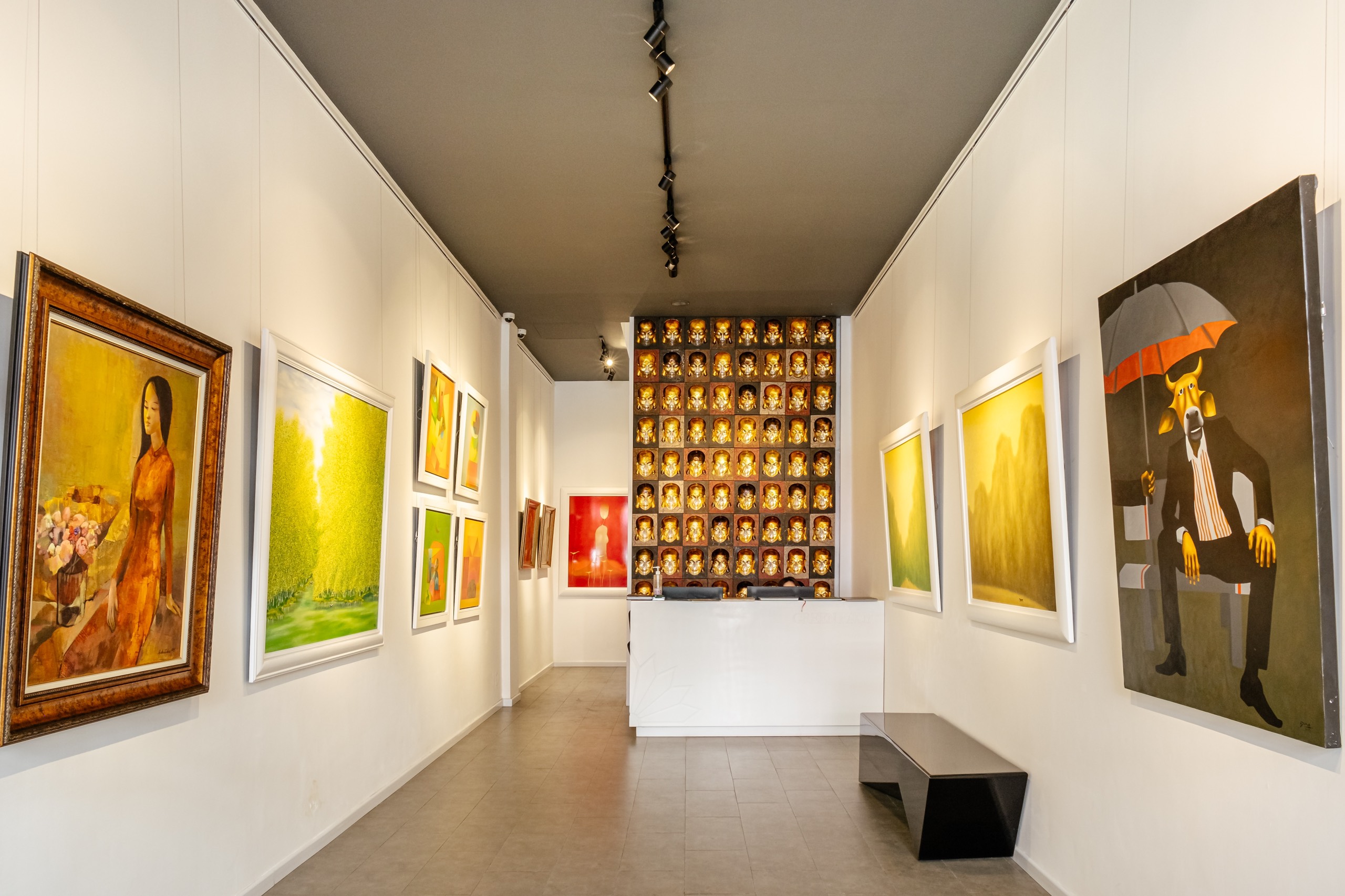 Collection of artwork at Green Palm.