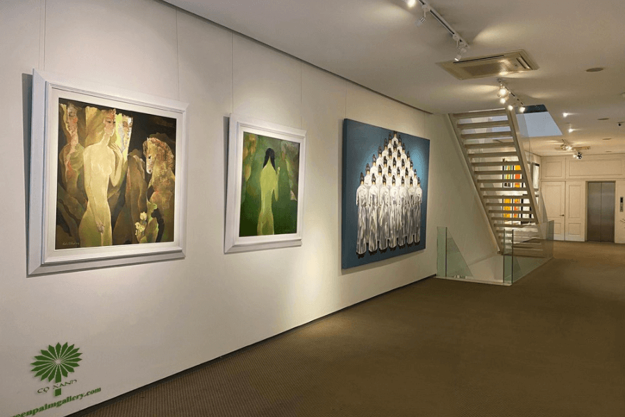 Both oil paintings and acrylic paintings should be kept in a cool, dry environment.