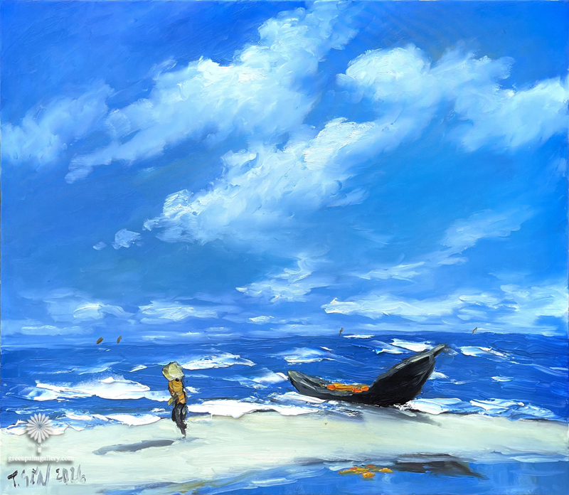 The beauty of the ocean in 