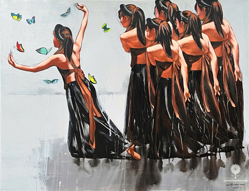 “Chasing Butterflies” by artist Nguyen Trong Minh