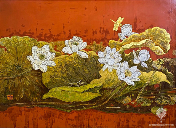 Tác phẩm “Trưa hè” của họa sĩ Đỗ Đức Khải 