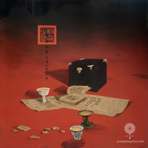 “Red dream” conjures a fleeting, otherworldly vision of a resplendent, vanished age.
