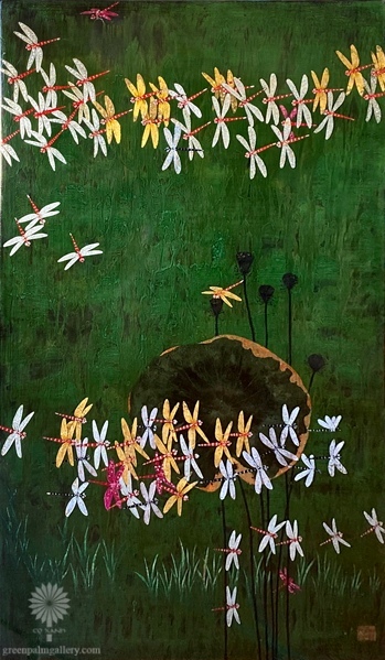 “Seasonal Changing” recreates the vibrant transitions of nature before the season’s first rains.