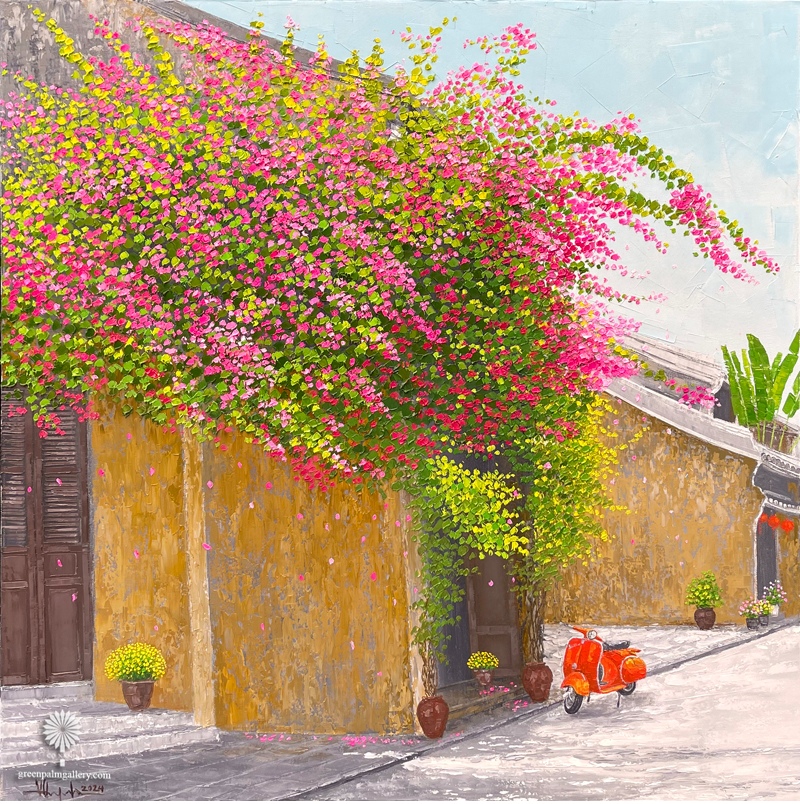 Through vibrant colors, dynamic light, and expressive lines, floral oil paintings bring nature’s beauty to life.